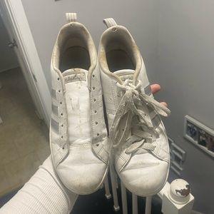 Adidas white and grey